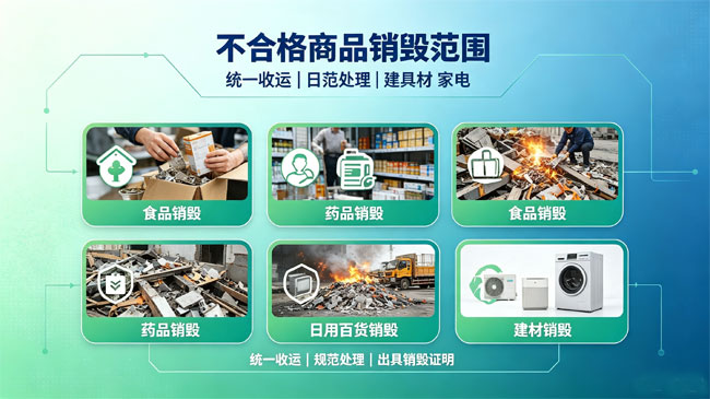 淮南不合格产品销毁
